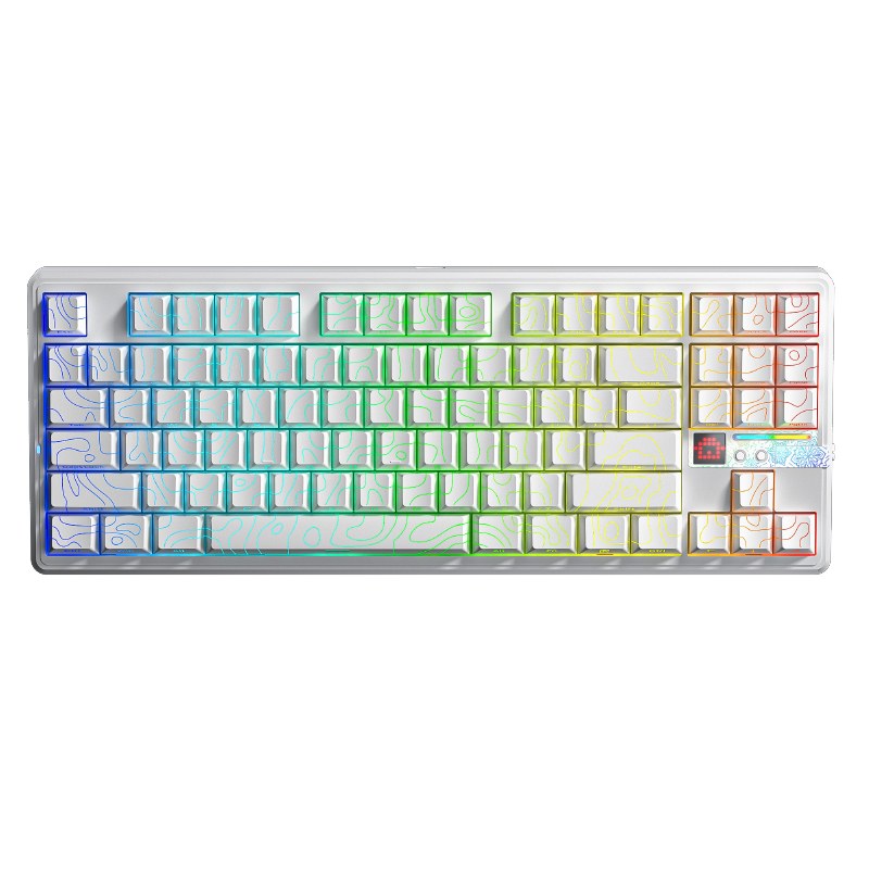AULA F87 Pro V2, bàn phím TKL 87 phím có màn hình LED ma trận