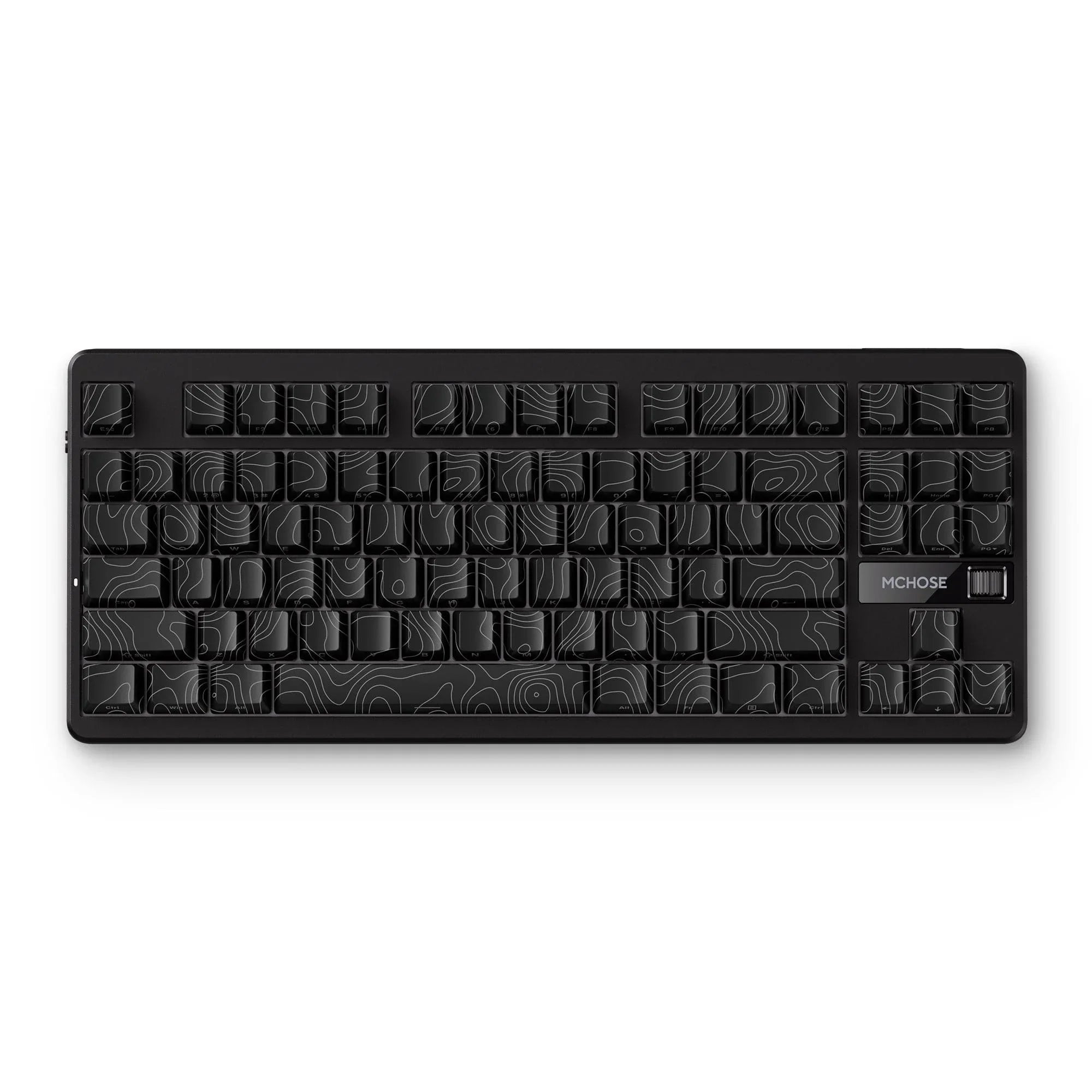 MCHOSE G87 màu Black Topographic, switch Ice Blue