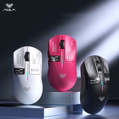 Hướng dẫn sử dụng chuột AULA SC650: ba màu, màn hình hiển thị DPI và chế độ kết nối