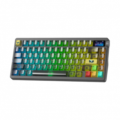 Hướng dẫn sử dụng bàn phím AULA NOVA75 có màn hình 1.14 inch và núm xoay